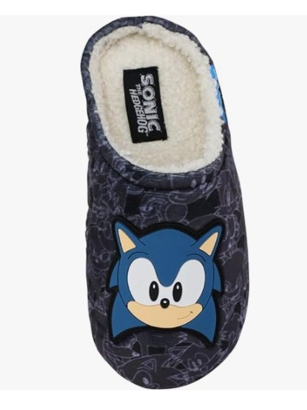 Sonic The Hedgehog Youth Slippers for Both Indoor and Outdoor, Size M 13/1
